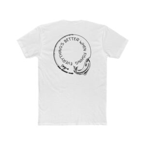Funny Fishing Unisex Cotton Crew Tee - "Everything's Better When Fishing"