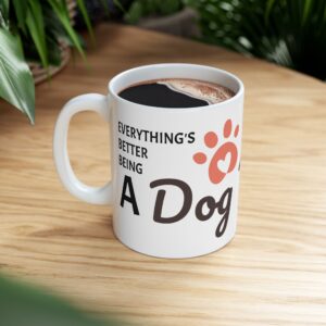Dog Mom Ceramic Mug - Perfect Gift for Pet Lovers