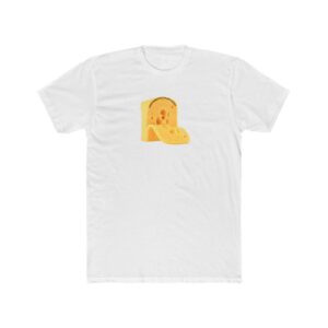 Funny Cheese Lover Unisex Cotton Crew Tee - Perfect Gift for Foodies