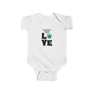 Everything's Better with Love Infant Bodysuit - Cute Baby Outfit for Celebrations