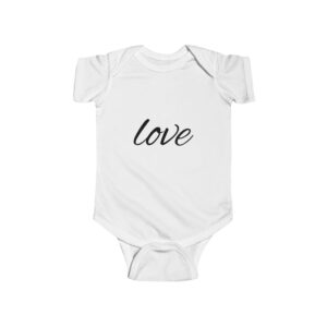 Love Infant Bodysuit — Simple Script Baby Onesie